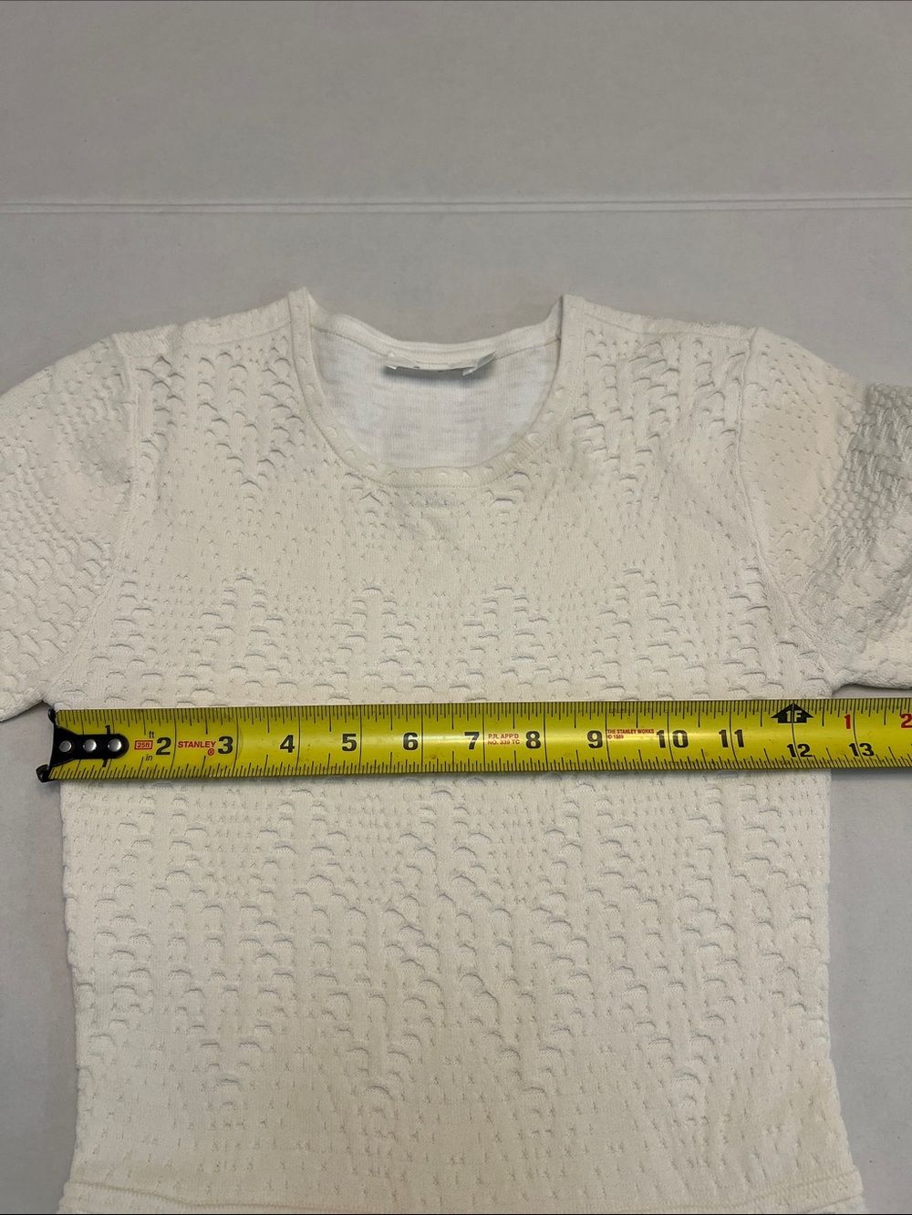 A.L.C. WHITE KNIT STRETCHY SCOOP NECK MIDI DRESS SIZE XS - Picture 12 of 15